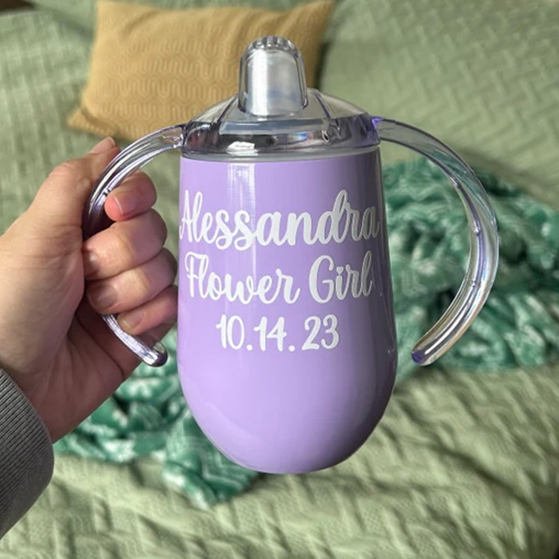 Flower Girl Sippy Cup Stainless Steel Toddle Cup