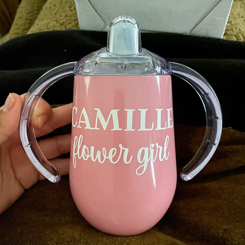 Flower Girl Sippy Cup Stainless Steel Toddle Cup