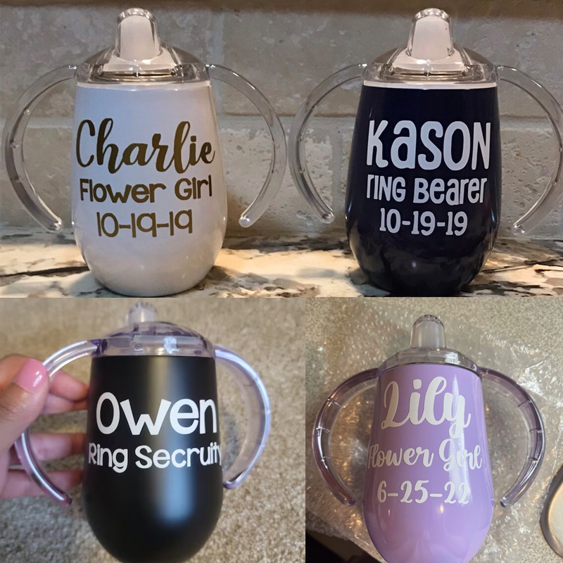 Flower Girl Sippy Cup Stainless Steel Toddle Cup