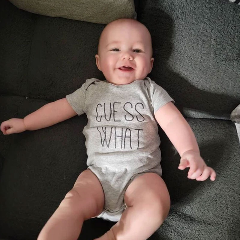 Guess What Chicken Butt Onesies, Funny Baby Unisex Bodysuit