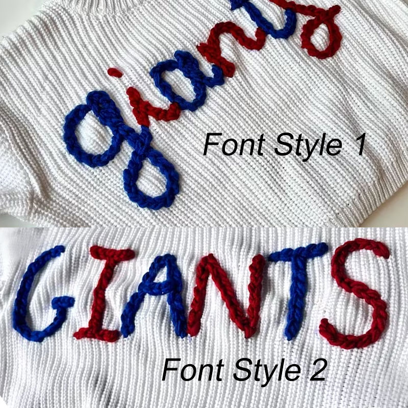 Hand Embroidered Sports Team Baby and Toddler Sweater