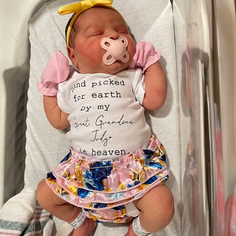 Hand picked for earth by my great grandma/grandpa in heaven Onesie