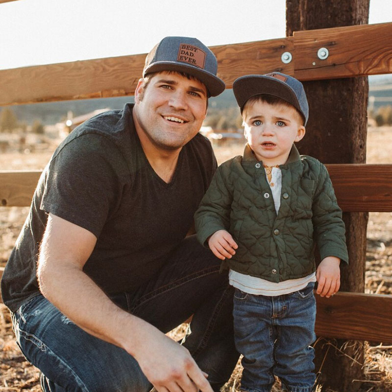 Custom Hats Toddler Baby Kids Daddy & Me Father's Day Gift