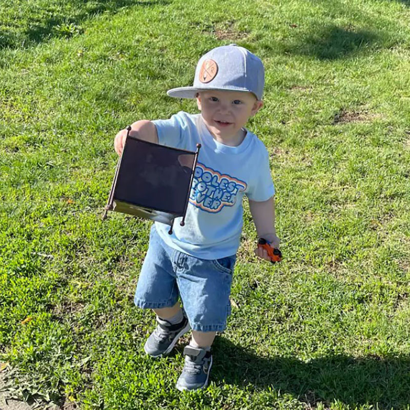 Circle Initials Personalized Infant Toddler Kids Snapback Hat