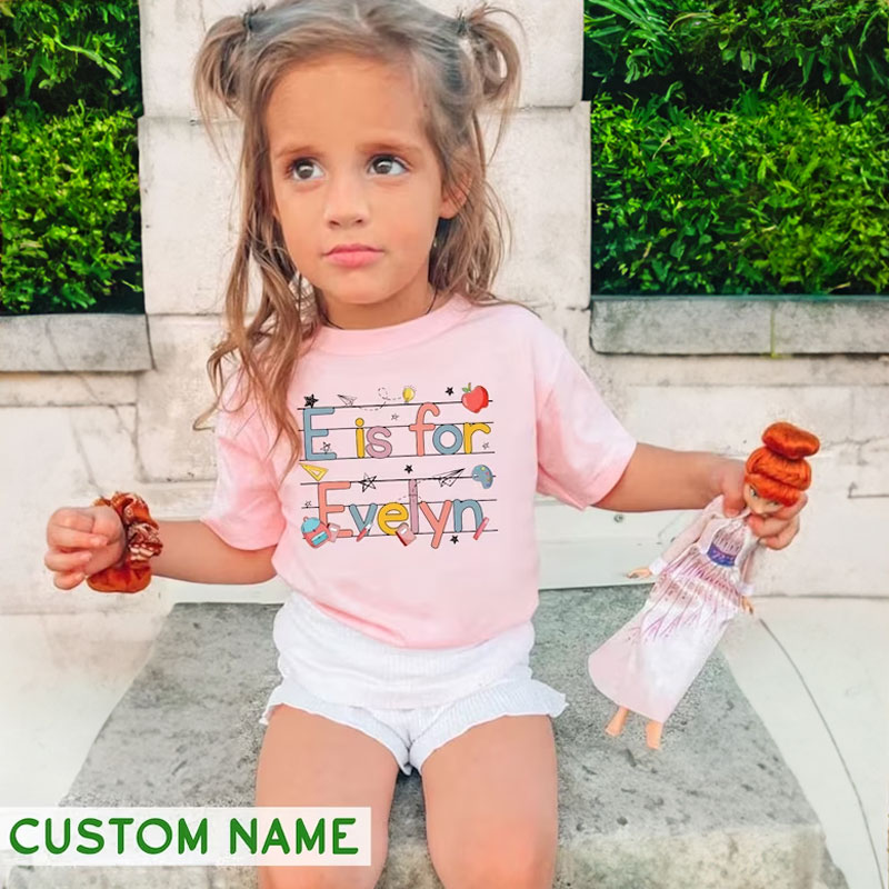 Kids Back To School Shirt Kindergarten Shirt For Girl or Boy