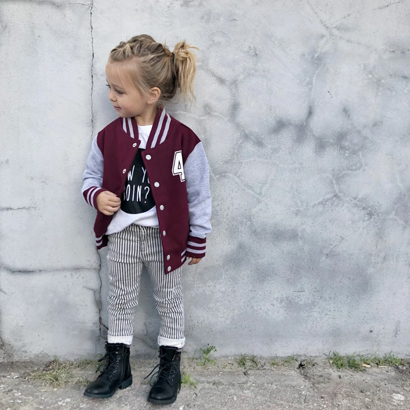 Personalised Unisex Custom Kids Varsity Jacket