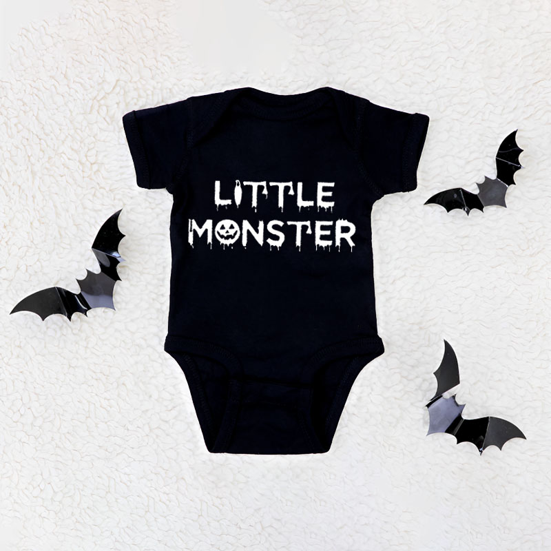 [Baby Bodysuit] Momster Dadcula Little Monster Halloween Family Matching Bodysuit