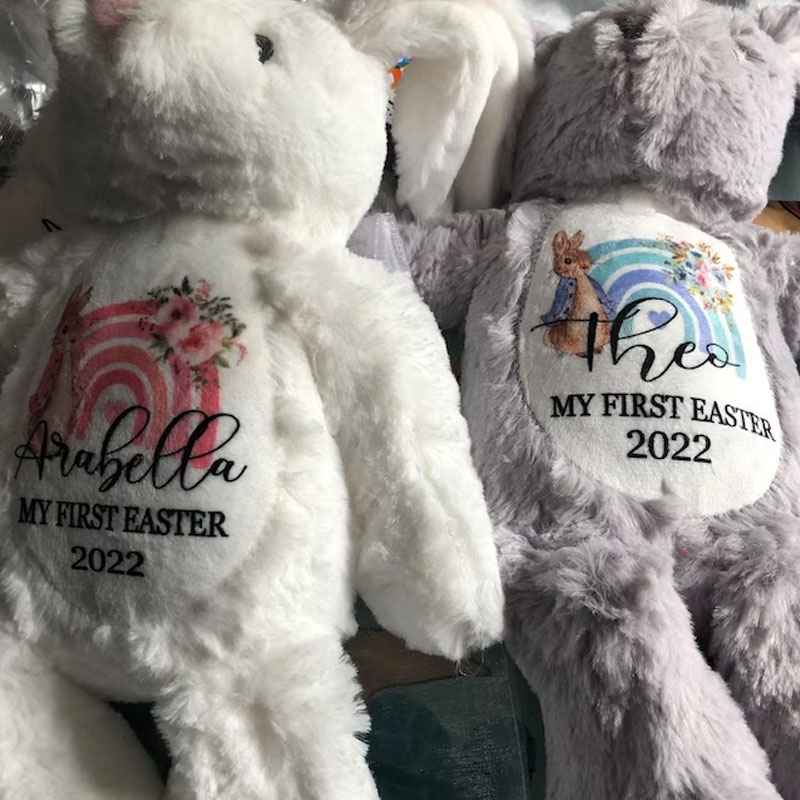 My First Easter Bunny Rainbow Rabbit Soft Plush