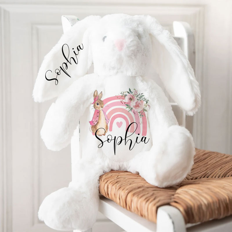 My First Easter Bunny Rainbow Rabbit Soft Plush