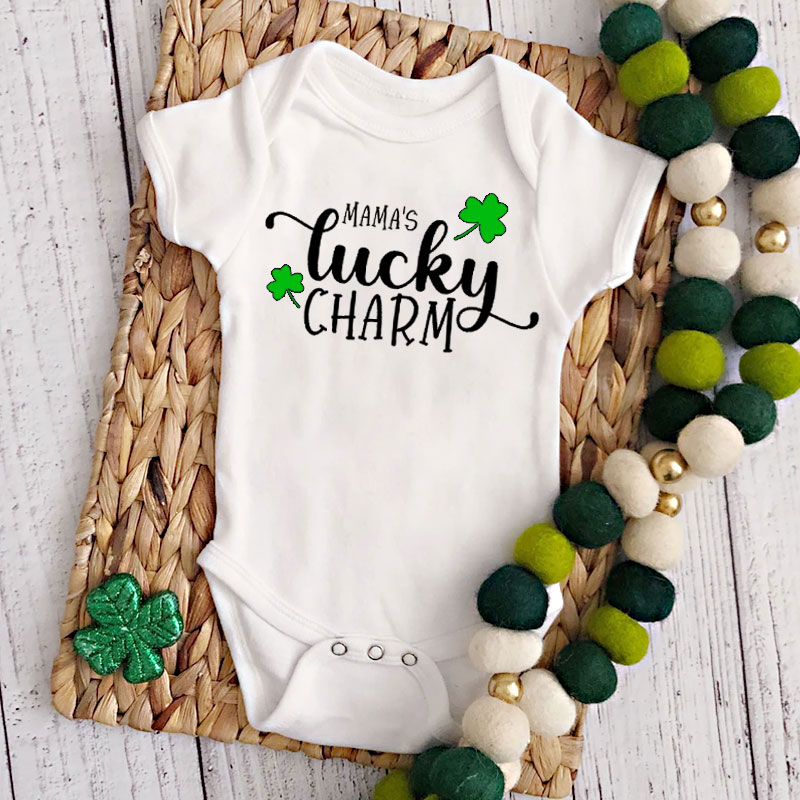 St. Patrick's Day Dinosaur Gender Neutral Bodysuit