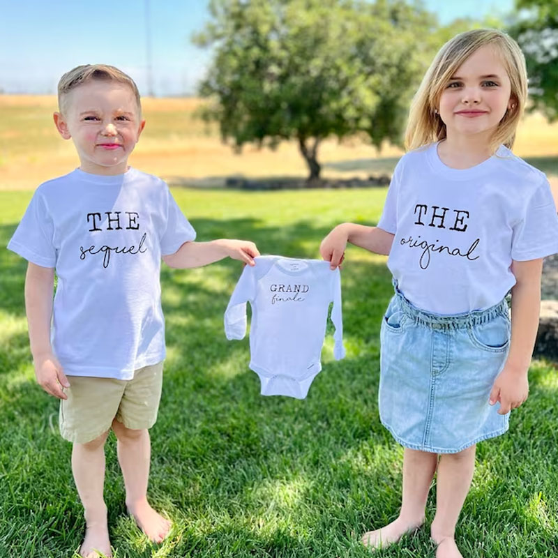 Original Sequel Finale Pregnancy Announcement  Bodysuit shirt