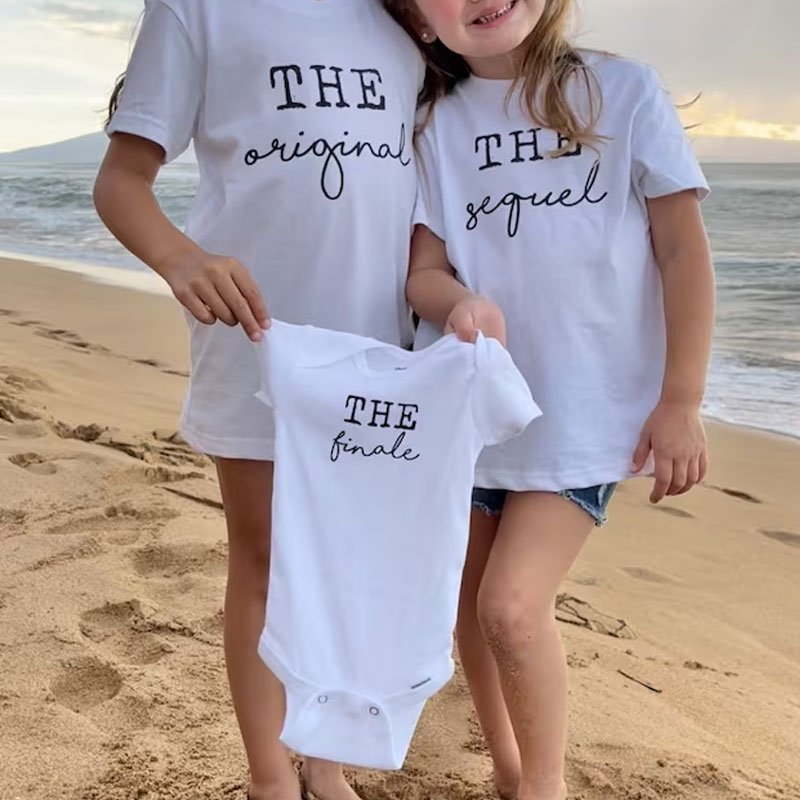 Original Sequel Finale Pregnancy Announcement  Bodysuit shirt