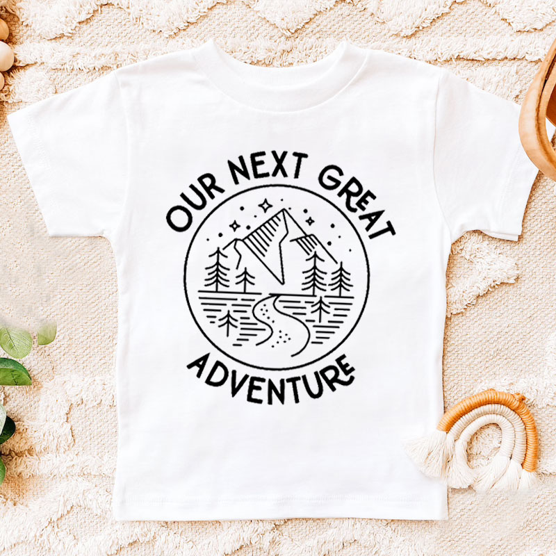 Our Next Great Adventure Onesie, Mountain Hiking Kids Clothes