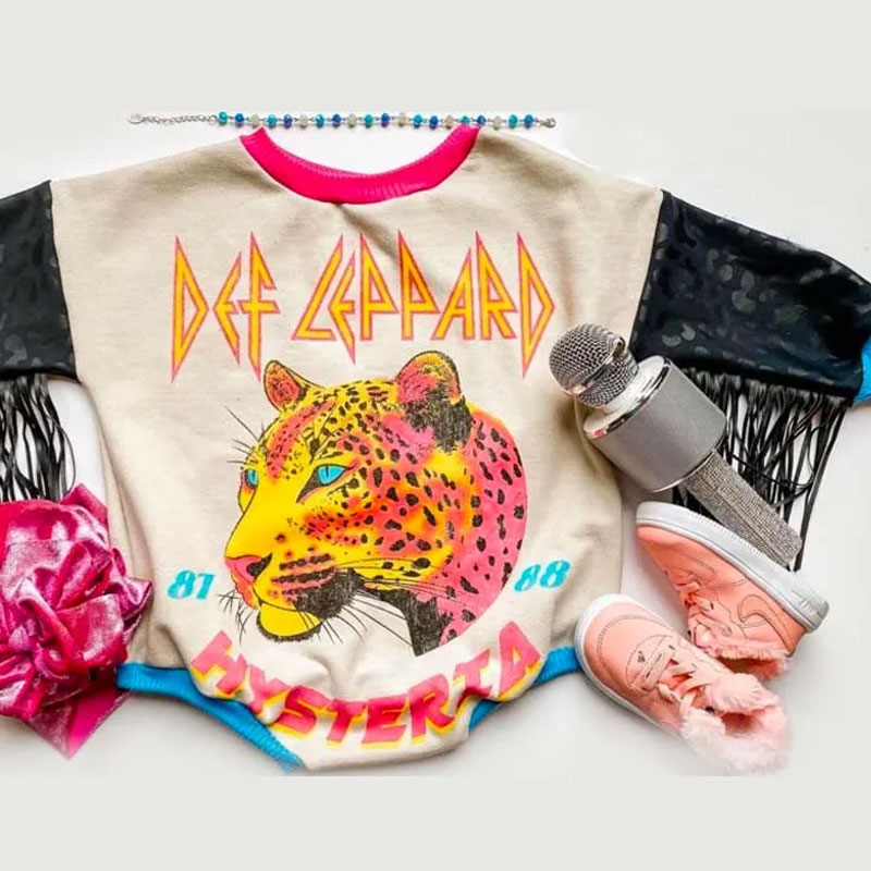 Personaliezd Baby Def Rock Romper Set