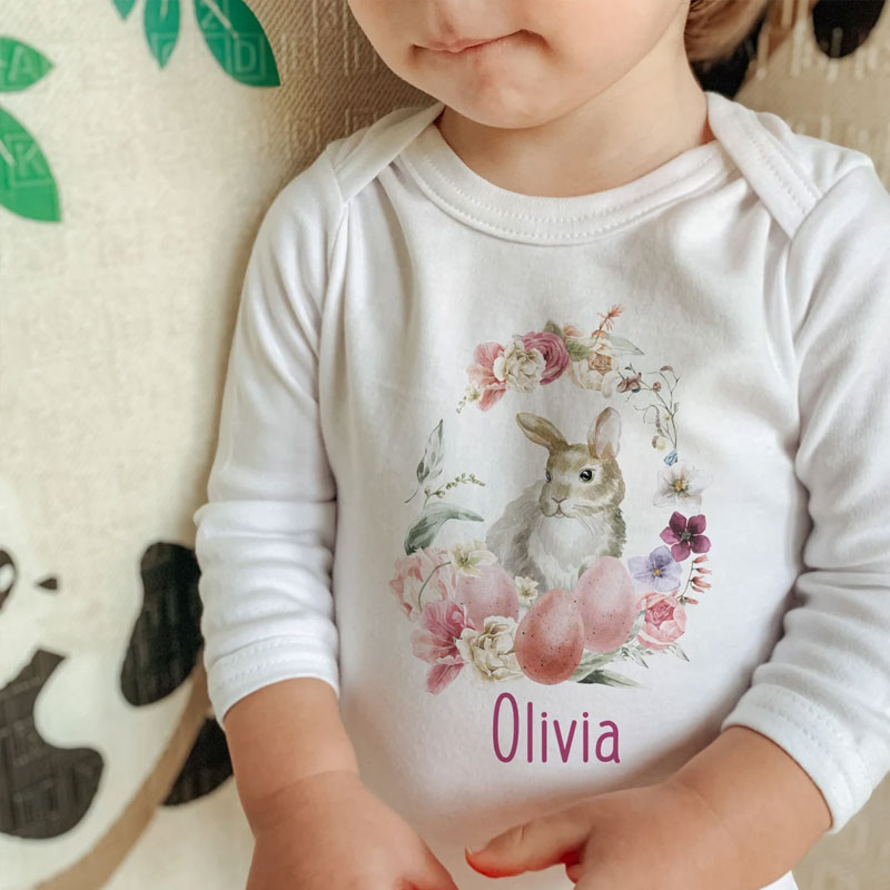 [Baby Bodysuit] Happy Easter Good Thing Happen Bodysuit