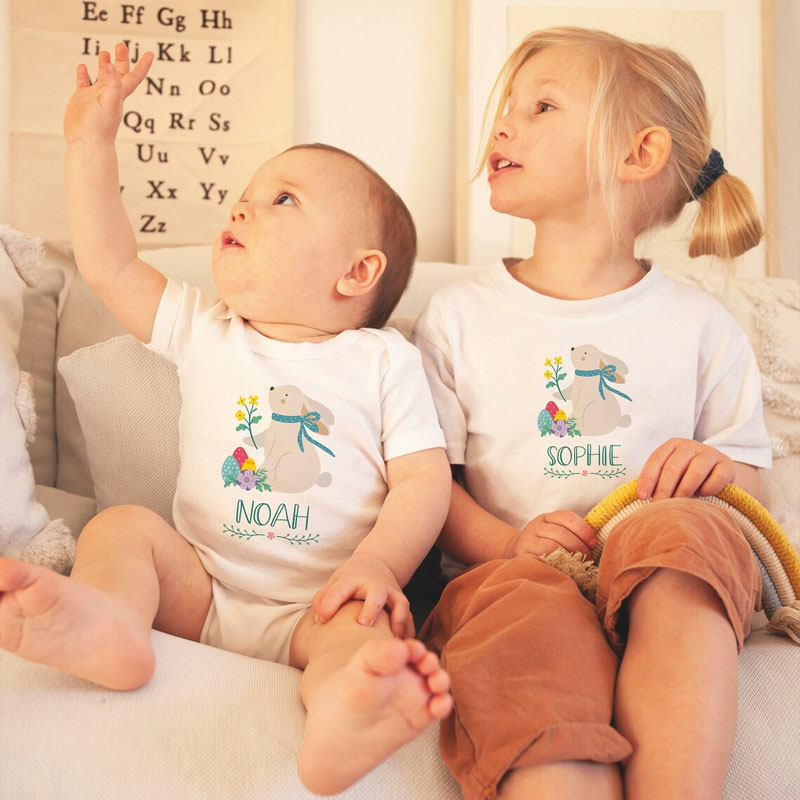 [Baby Bodysuit] Happy Easter Good Thing Happen Bodysuit