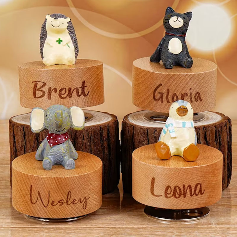 Personalized Animal Musical Box Baby Shower Gift