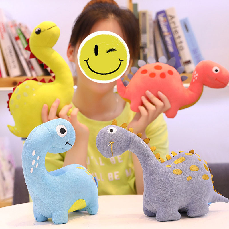 Personalized Cute Dinosaur Plush Toy with Name and Birth Infor