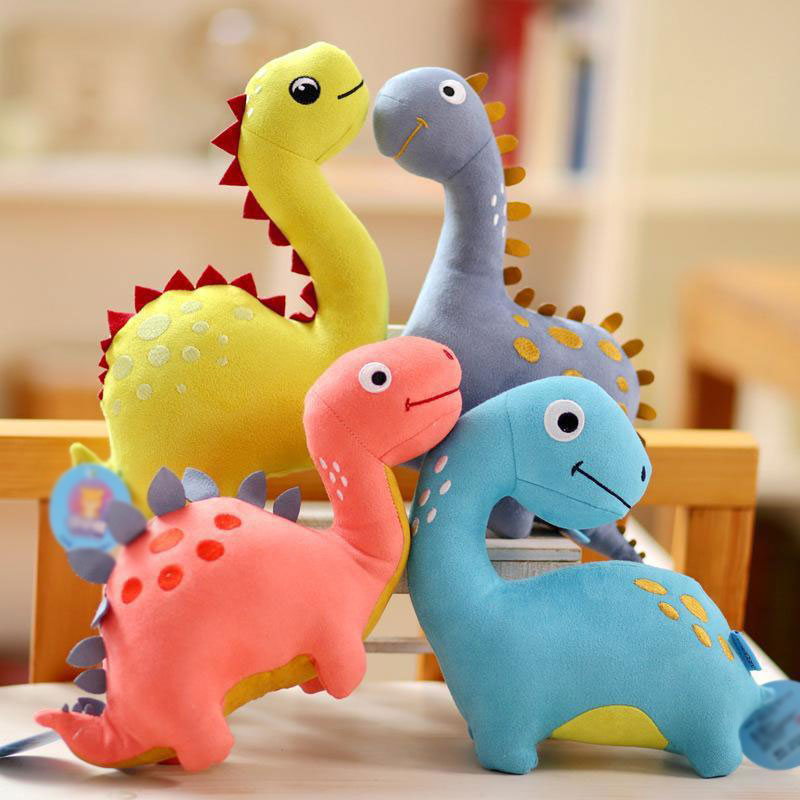 Personalized Cute Dinosaur Plush Toy with Name and Birth Infor