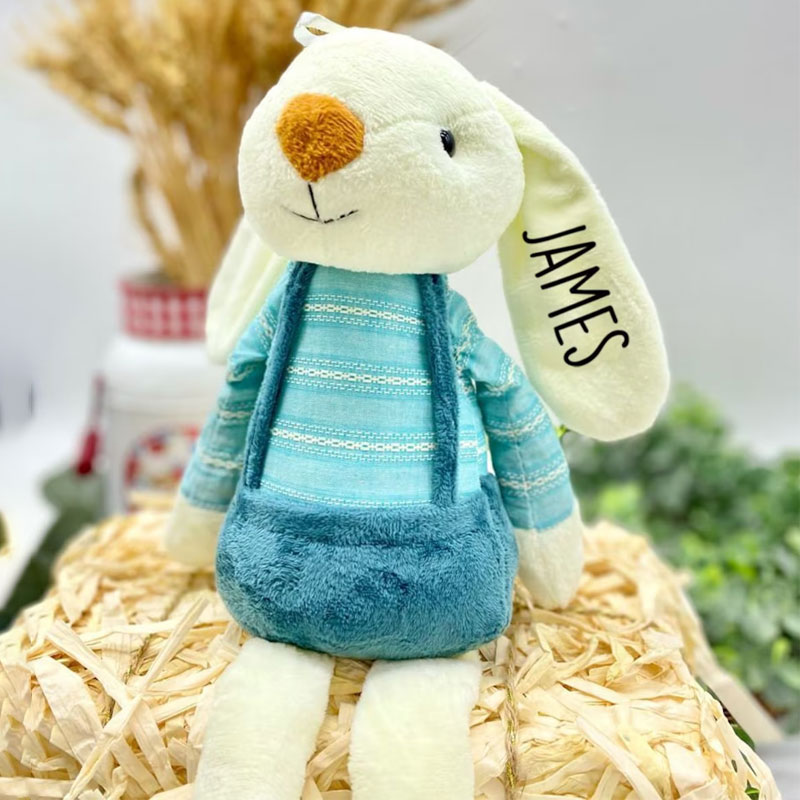 Personalized Easter Bunny Plush-Rabbit Plush Toy, Kid Toddler