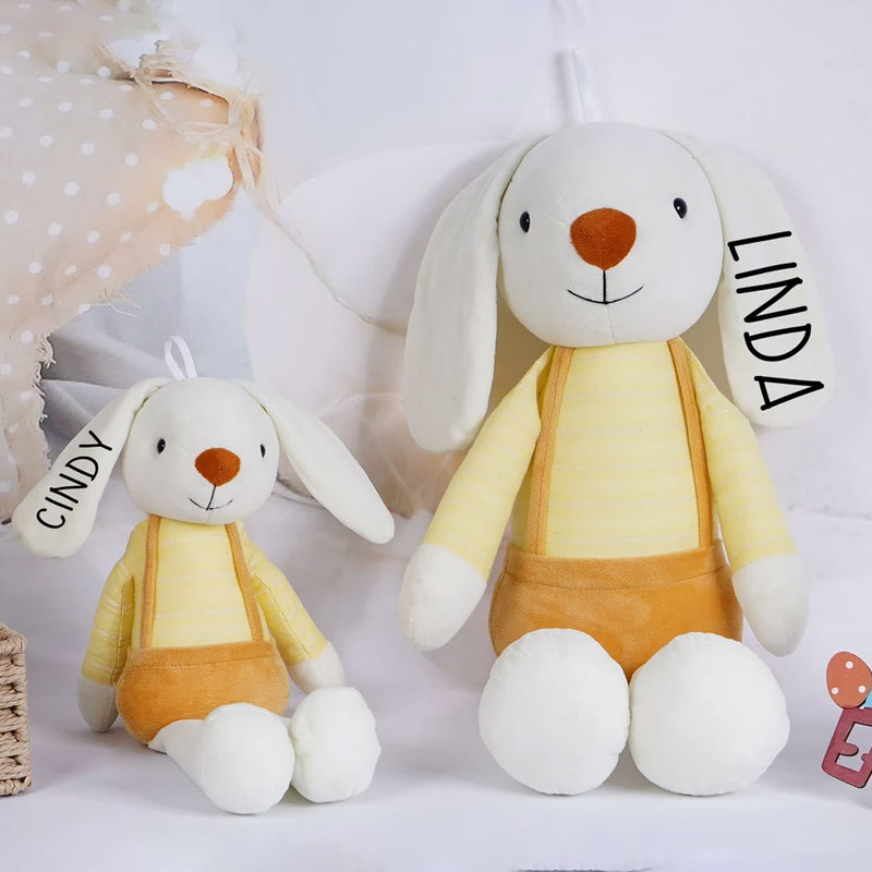 Personalized Easter Bunny Plush-Rabbit Plush Toy, Kid Toddler