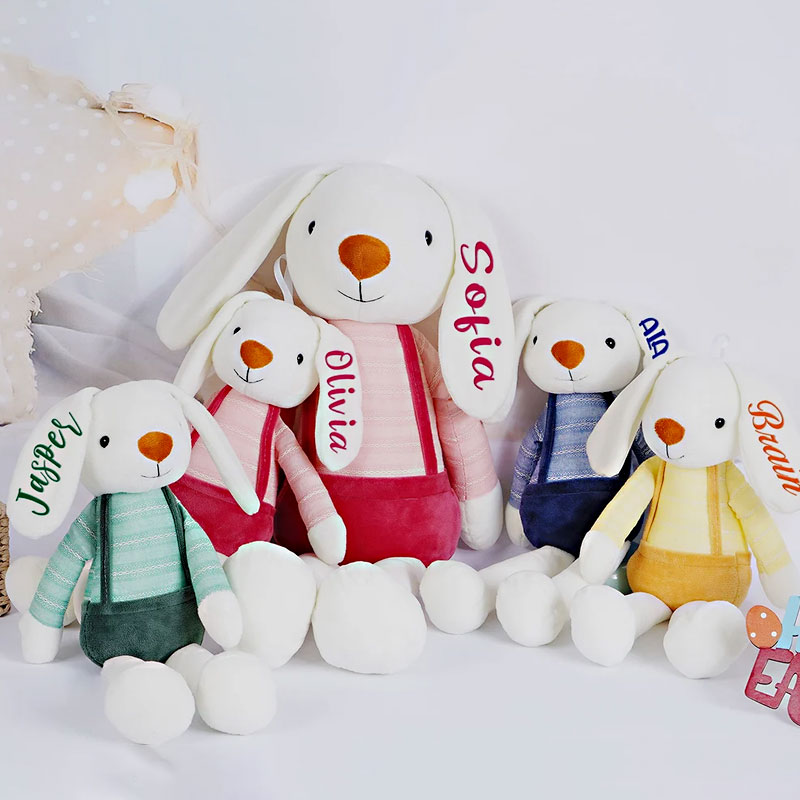 Personalized Easter Bunny Plush-Rabbit Plush Toy, Kid Toddler