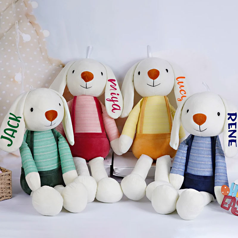 Personalized Easter Bunny Plush-Rabbit Plush Toy, Kid Toddler