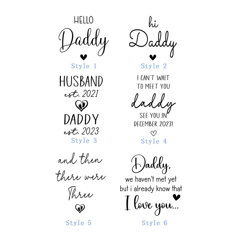 Personalized Pregnancy Announcement Baby Onesie