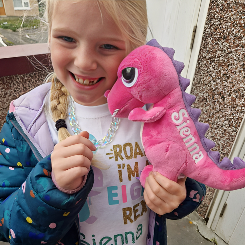 Personalized T-Rex Dinosaur Soft Toy