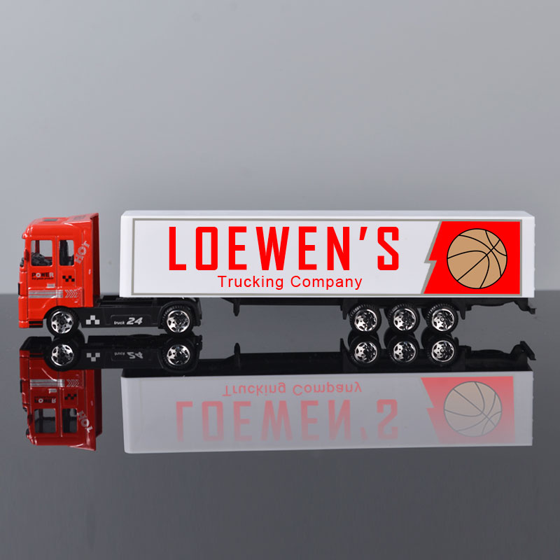 Personalized Toy Truck With Your Child Name