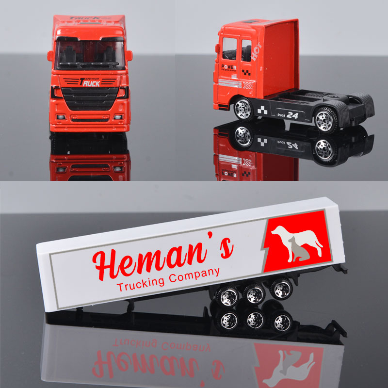 Personalized Toy Truck With Your Child Name