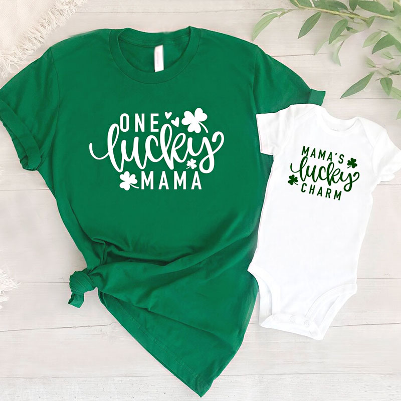 One Lucky Mama Matching Outfit
