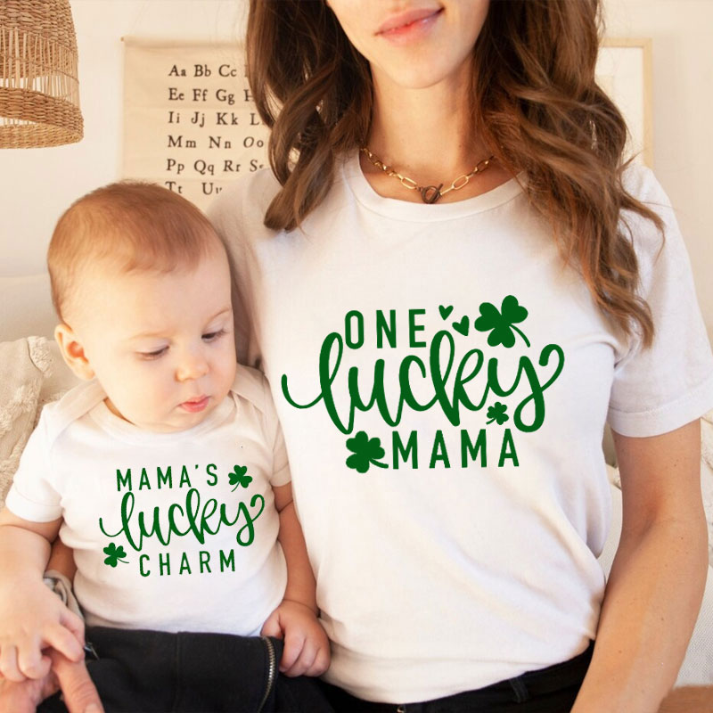 One Lucky Mama Matching Outfit