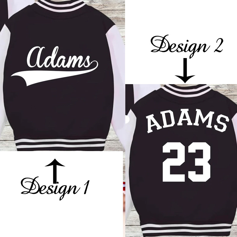 Personalized Varsity Jacket for Kids-Adult, Custom Sports Jacket