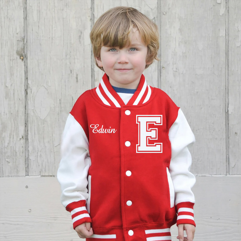 Personalized Varsity Jacket for Kids-Adult, Custom Sports Jacket