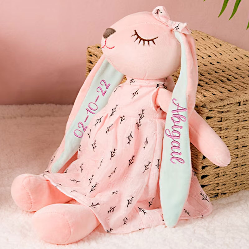 Vinly Personalized Easter Bunny Gift for Kids Boy Girl Ideas