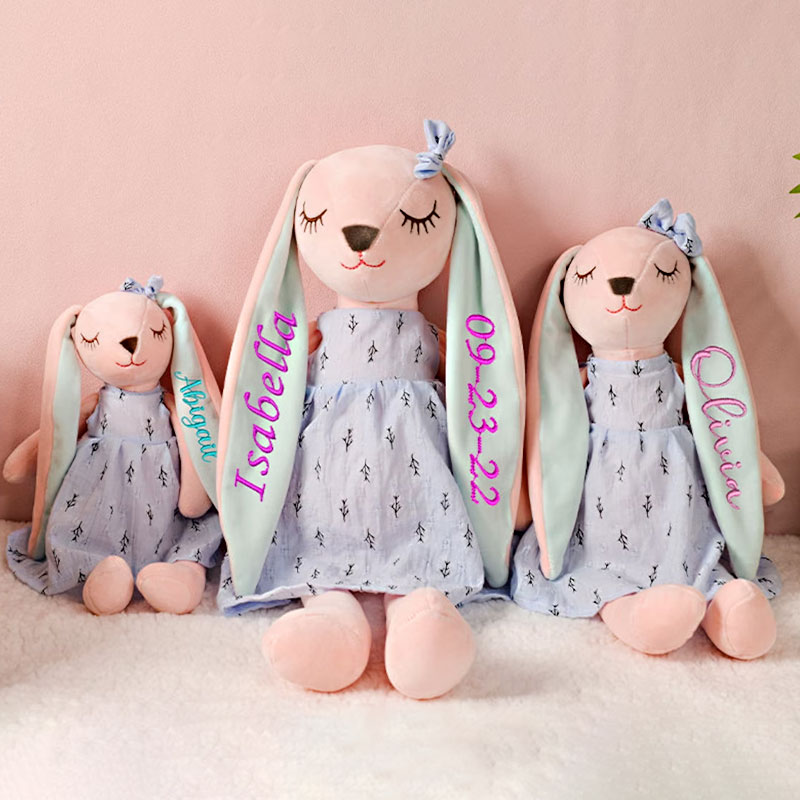 Vinly Personalized Easter Bunny Gift for Kids Boy Girl Ideas
