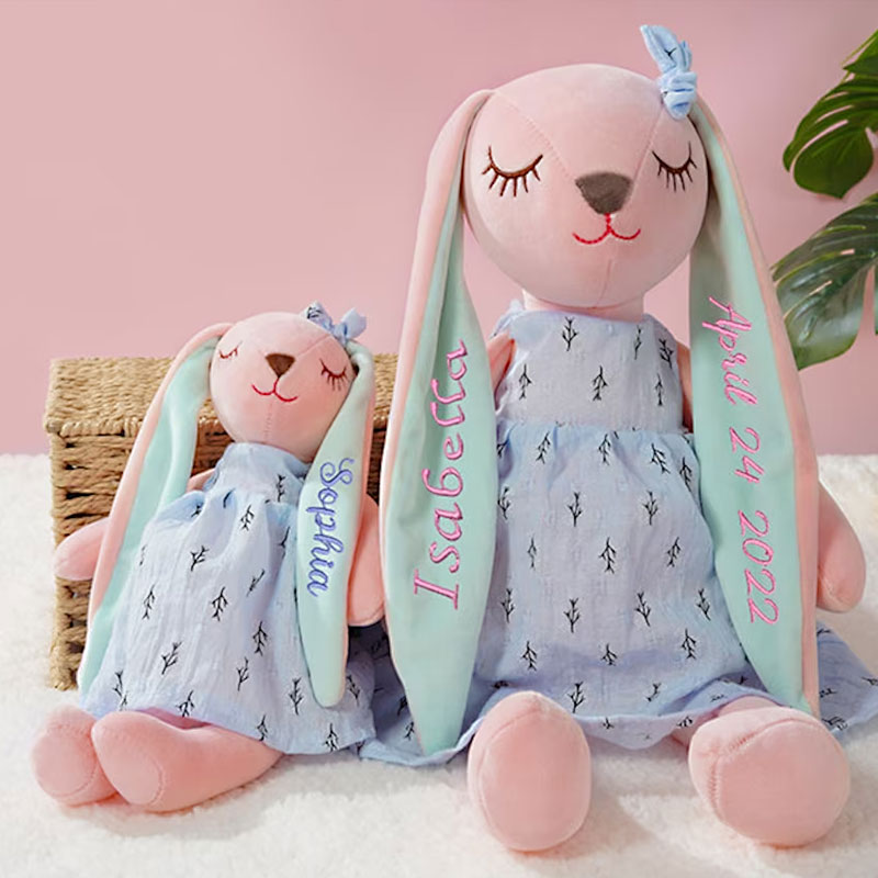 Vinly Personalized Easter Bunny Gift for Kids Boy Girl Ideas