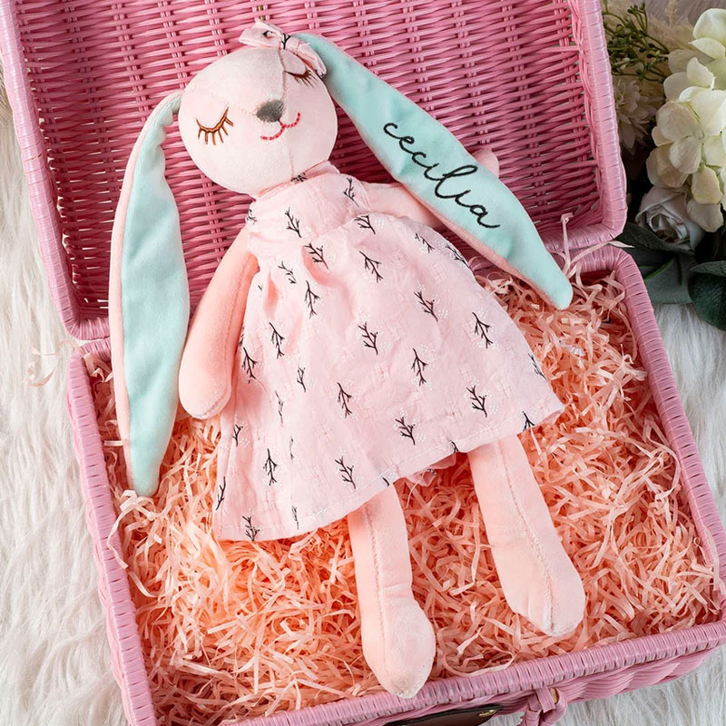 Vinly Personalized Easter Bunny Gift for Kids Boy Girl Ideas