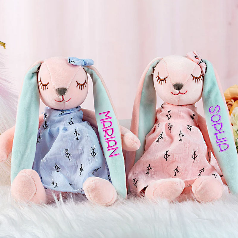 Vinly Personalized Easter Bunny Gift for Kids Boy Girl Ideas