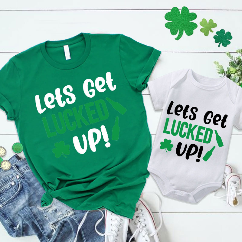 St. Patrick's Day Let's Get Lucked Up Bodysuit