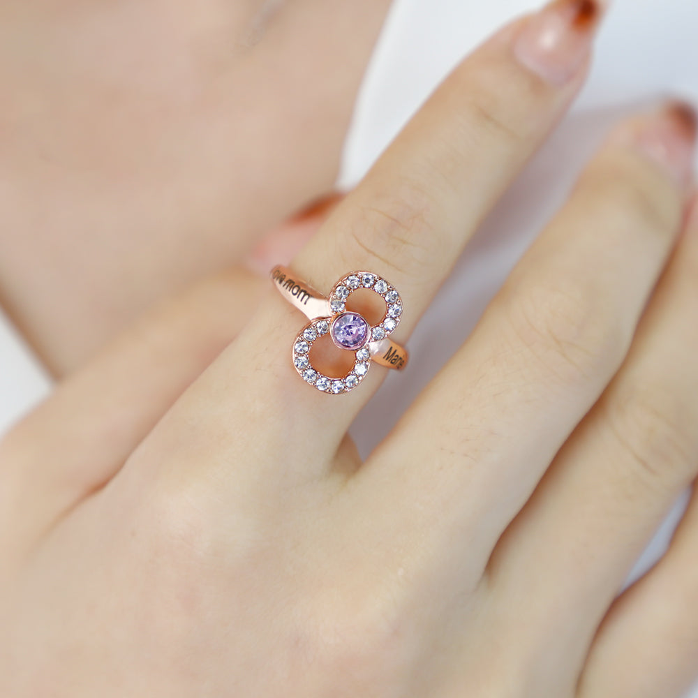 Christmas Gift  Infinity Love Mom Symbol Ring