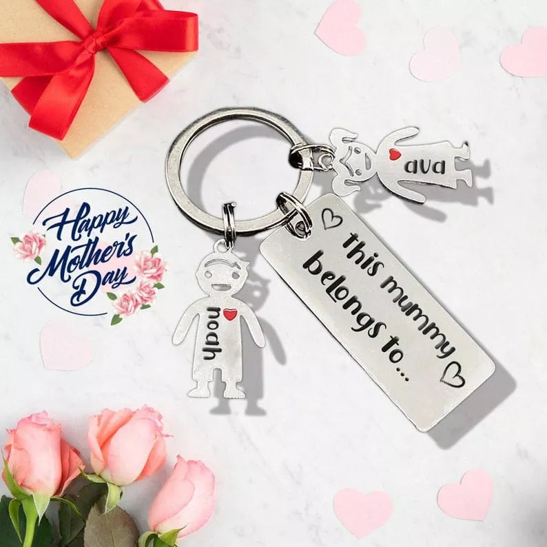 Personalized Family Name Keychain