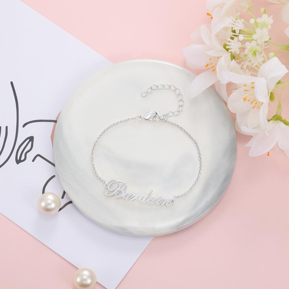 Personalized Name Anklet Custom Classic Anklet for Her