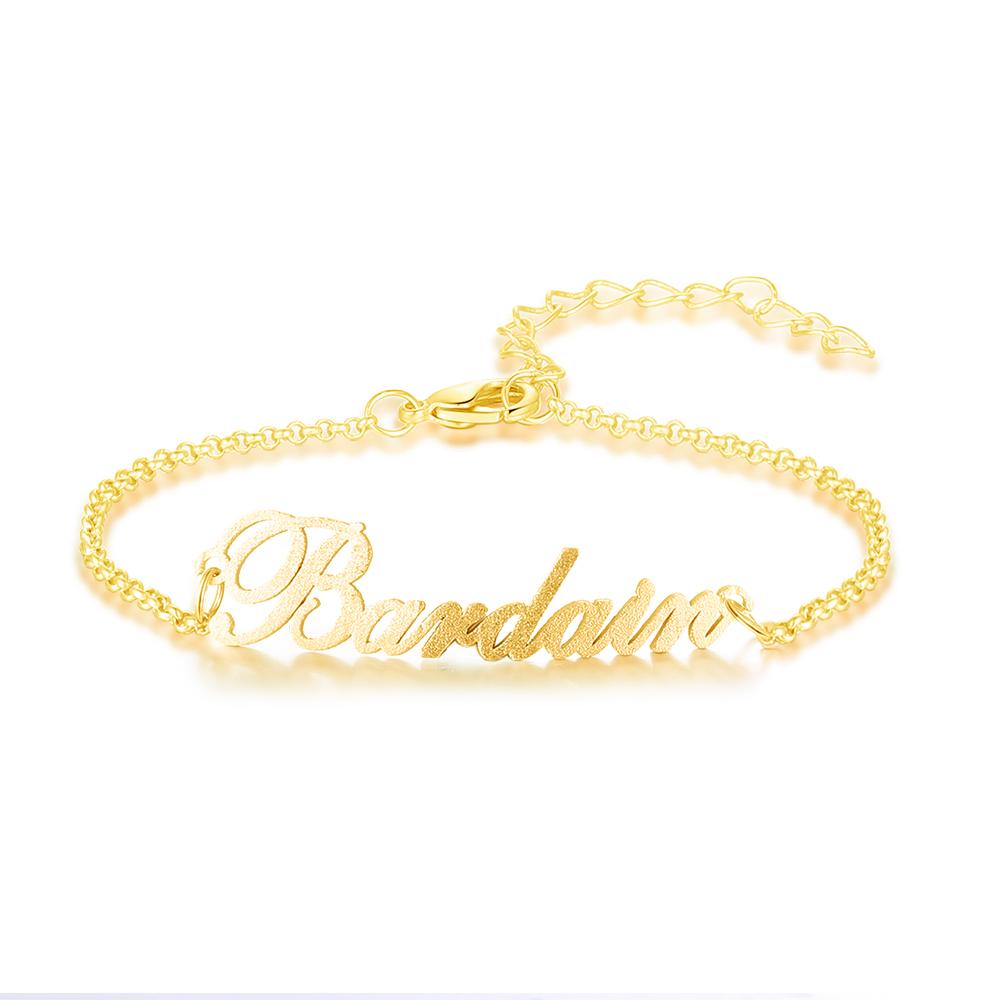 Personalized Name Anklet Custom Classic Anklet for Her