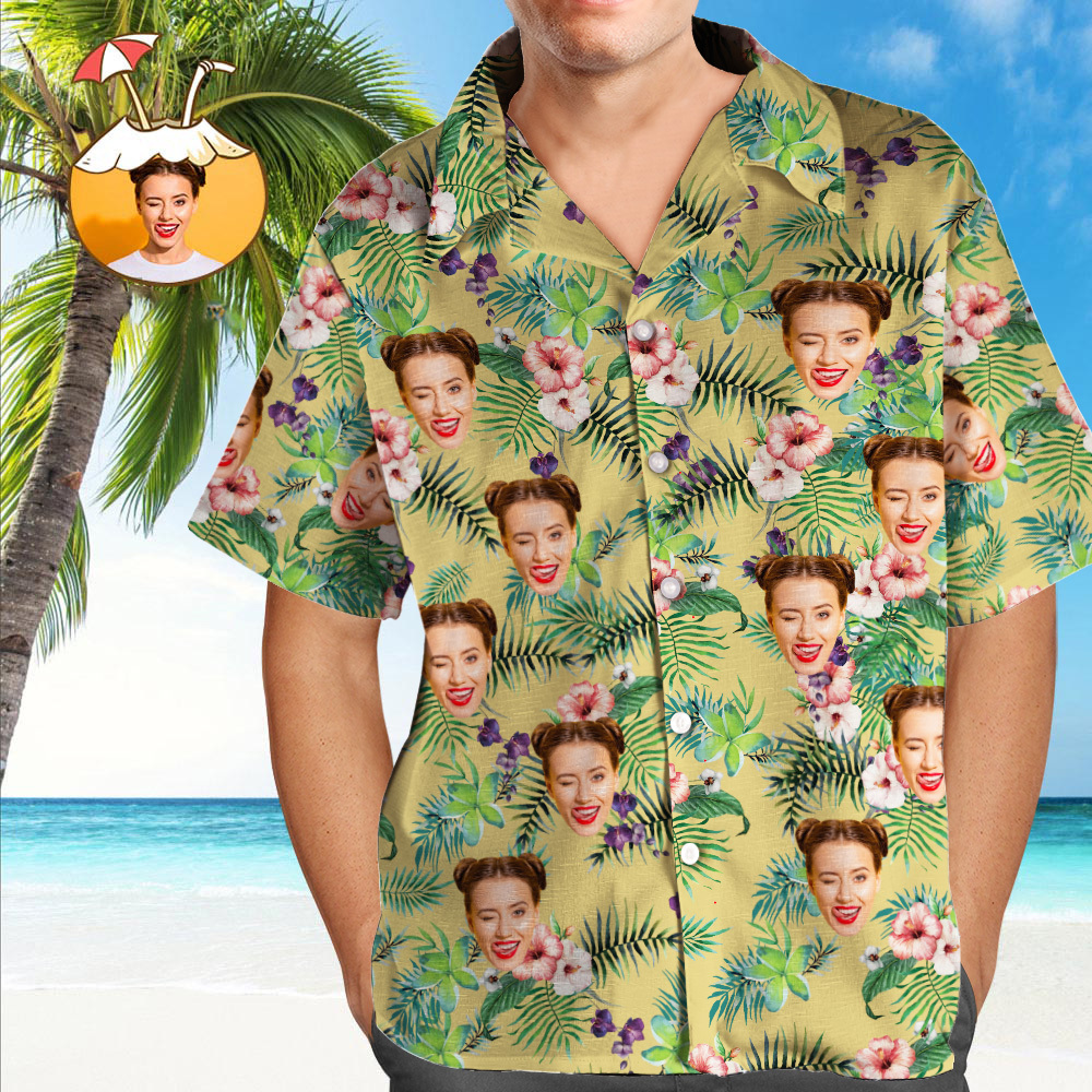 Custom Hawaiian Shirts Beer and Cheers Personalized Aloha Beach Shirt For Men