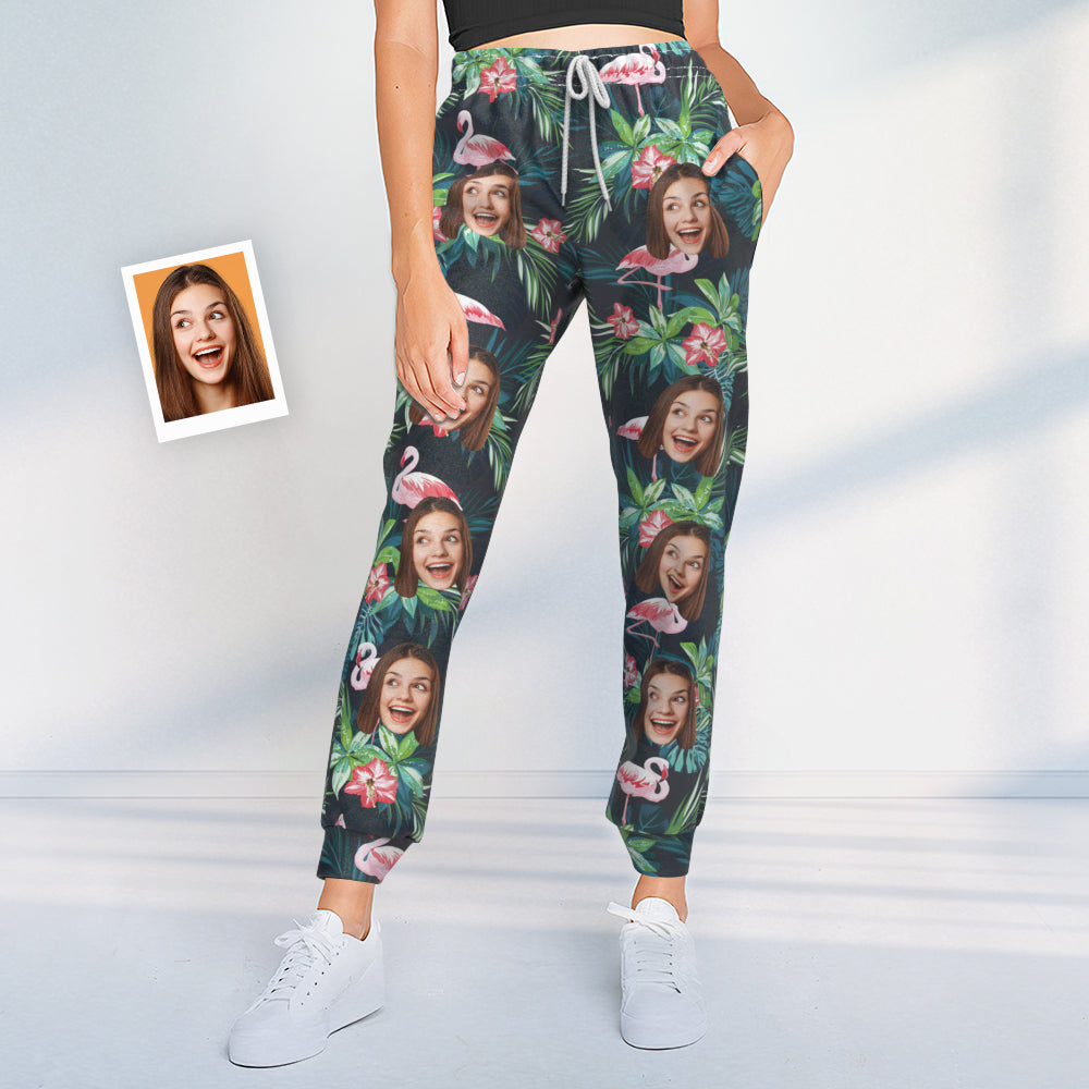 Custom Face Sweatpants Personalized Hawaii Design Unisex Joggers - Gift for Lover-MyHawaiianShirts
