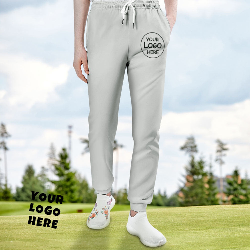 Custom Logo Sweatpants Personalized Jogger Gym Pants-MyHawaiianShirts