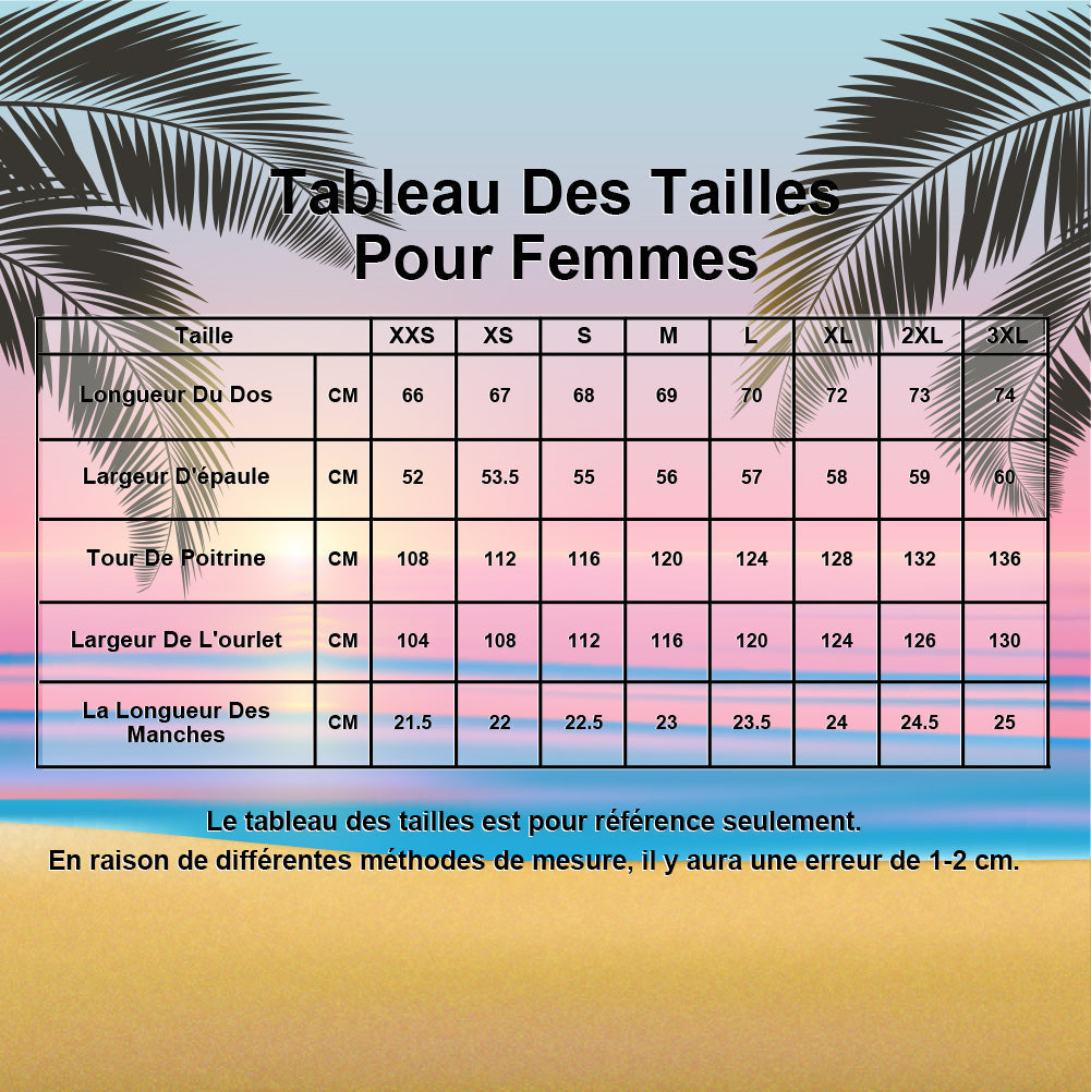 Chemise avec logo personnalisé Chemise hawaïenne pour femmes Fleur de flamant rose