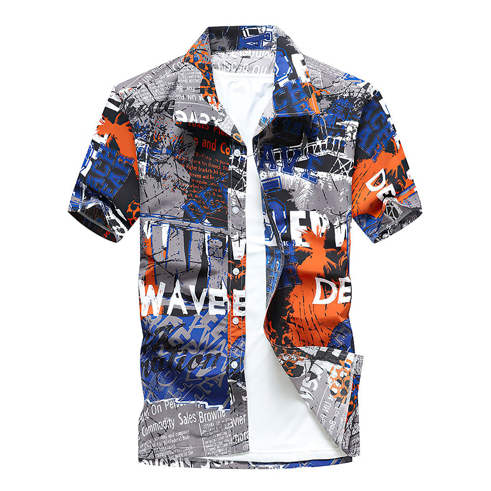 Hawaii Hemden Mode Stil Aloha Strand Hemden für Männer-MyHawaiianShirtsDE